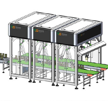 Flexible Multi-Robot Palletizing Unit Combinatio